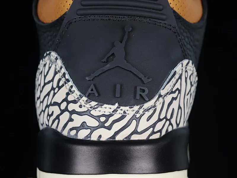 All categories Air Jordan Jordan series basketball shoes Air Jordan 3 Air Jordan 3 Retro "Black Gold" AJ3 Joe 3 black gold cement CK9246-067